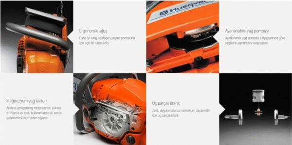 Husqvarna 61 Motorlu Testere-3.9 Hp-Benzinli - Görsel 3